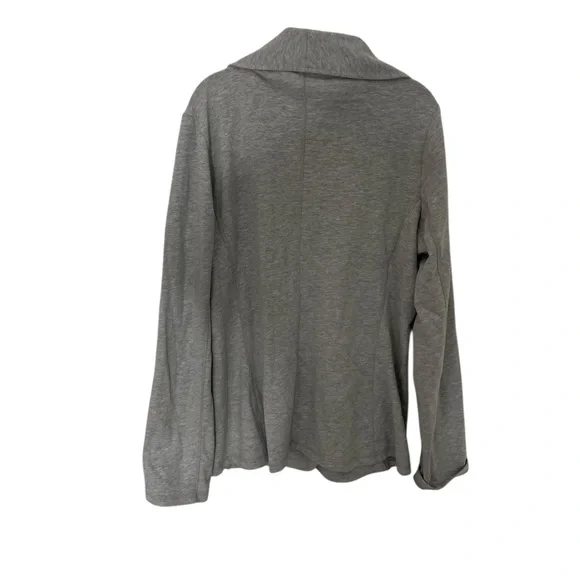 Lilly Pulitzer Gray Women's Blazer Cotton XL Tatum - Picture 4 of 5